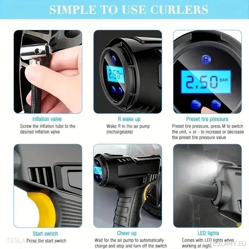 12 Volt Tyre Inflation Compressor Gun