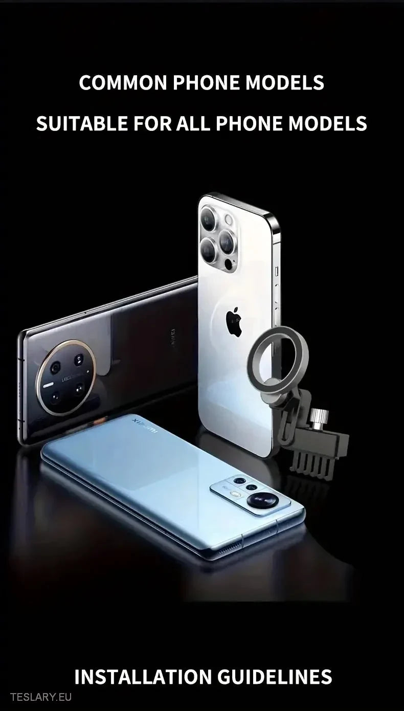 Tesla Model 3 / YMagnetic Phone Holder 360 Degrees -TESLARY.IE Tesla Shop Europe