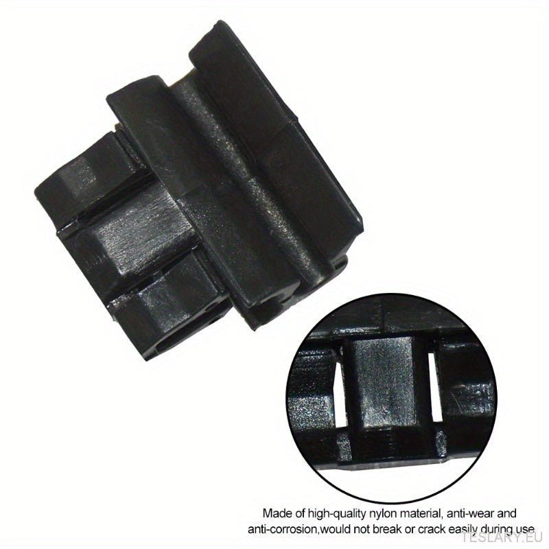4pcs Durable Plastic Buckles for Tesla for Model Y / 3 Front Trunk, Luggage Storage Box Fixing Bracket, OE 1472872 - 00 - B (for Model Y) 1472872 - 00 - C (Model 3), Black, Matching Buckle - TESLARY Tesla Shop Accessories Europe Nederlands Ireland Deutschland Espana Alicante France Italia