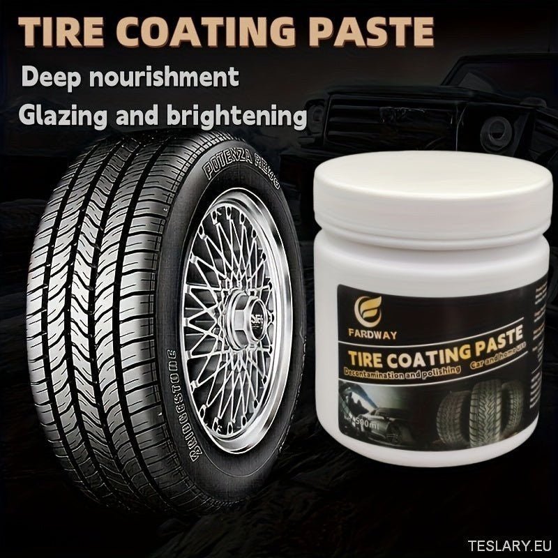 500ml Car Tyre Waxing and Glazing for your EV - TESLARY Tesla Shop Accessories Europe Nederlands Ireland Deutschland Espana Alicante France Italia