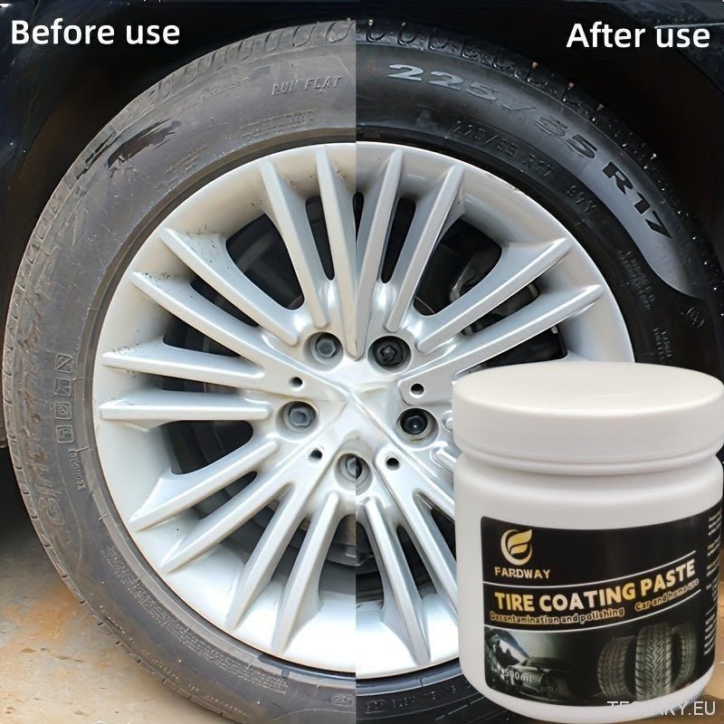 500ml Car Tyre Waxing and Glazing for your EV - TESLARY Tesla Shop Accessories Europe Nederlands Ireland Deutschland Espana Alicante France Italia