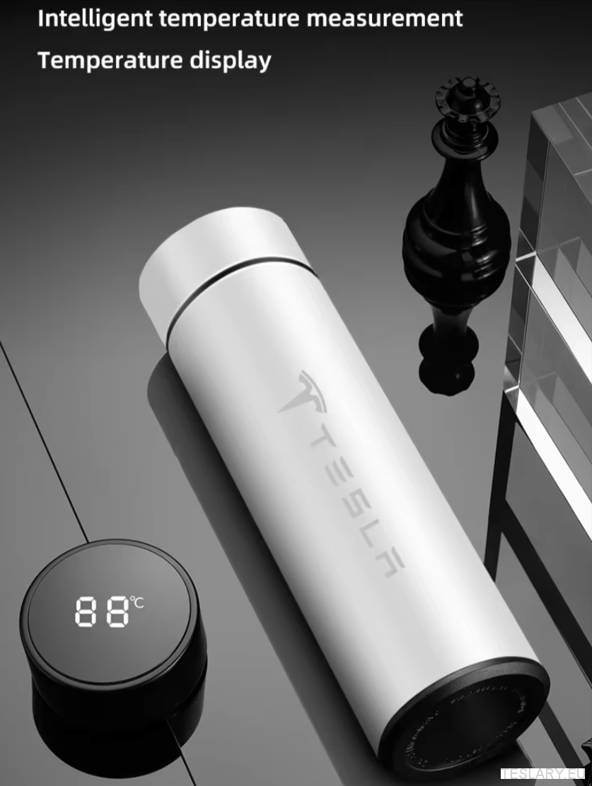 500ml Portable Insulated Travel Mug for Outdoor Adventures with Tesla Logo - TESLARY Tesla Shop Accessories Europe Nederlands Ireland Deutschland Espana Alicante France Italia