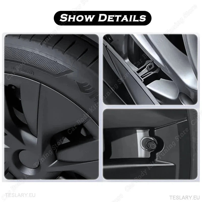 TESLA MODEL Y 19" PERFORMANCE FULL COVER WHEEL HUBS
