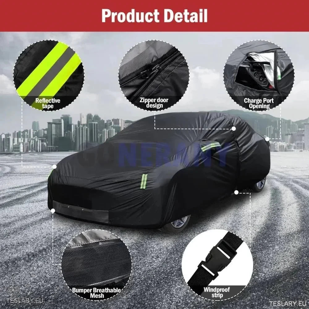 Custom Tesla Weather Full Exterior Covers for Tesla 3 & Y