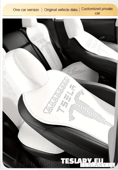 Tesla Model 3 / Y Nappa PU Leather Fitted Seat Protective Covers