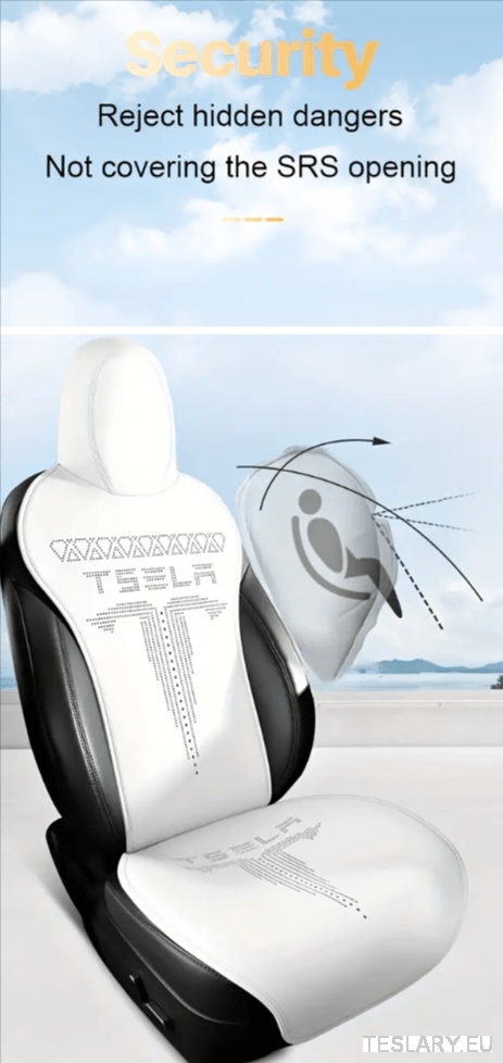 Tesla Model 3 / Y Nappa PU Leather Fitted Seat Protective Covers