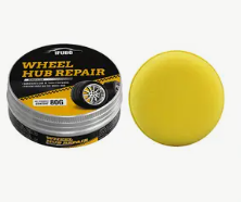 Wheel Scratch Remover 80g Car Wheel Dust Remover With Sponge Wheel Hub Cleaner Car Wheel Restorer For Repairing Minor Scratches