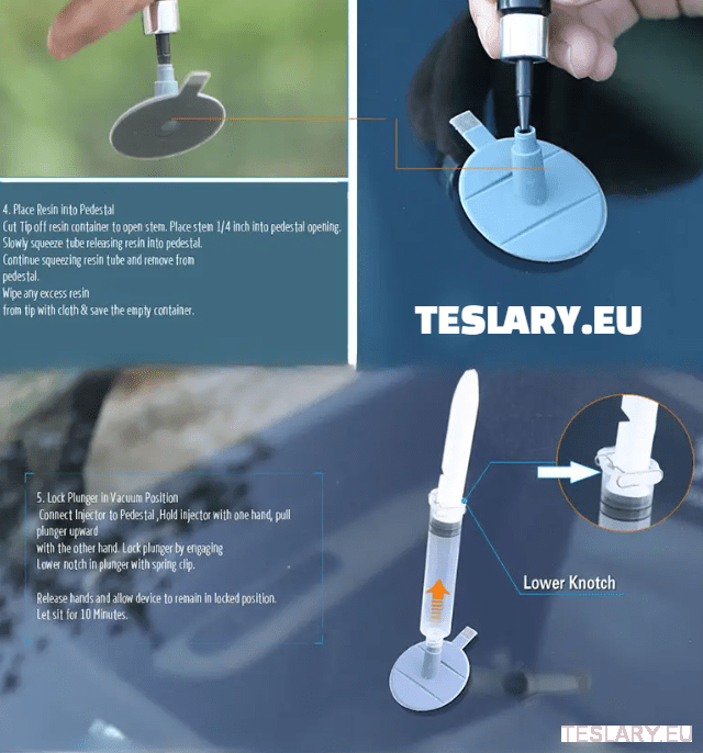 Windscreen Glass Crack Repair Kit