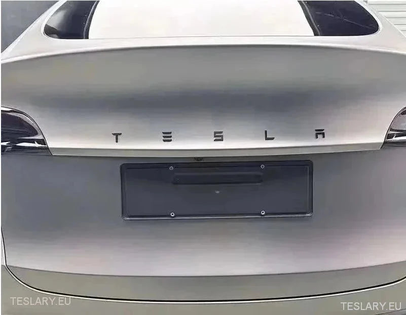 ABS 3D TESLA letter New Logo Style for your Tesla Model 3 Y S X - TESLARY Tesla Shop Accessories Europe Nederlands Ireland Deutschland Espana Alicante France Italia