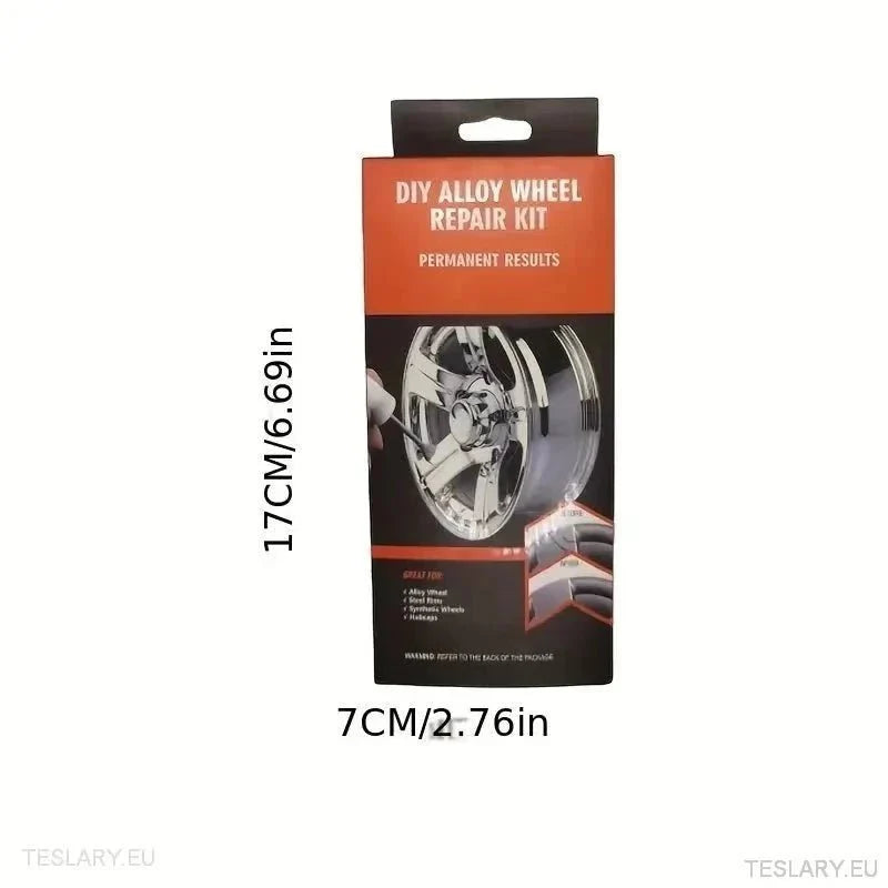 Alloy Wheel Repair Kit Silver - Universal - TESLARY Tesla Shop Accessories Europe Nederlands Ireland Deutschland Espana Alicante France Italia
