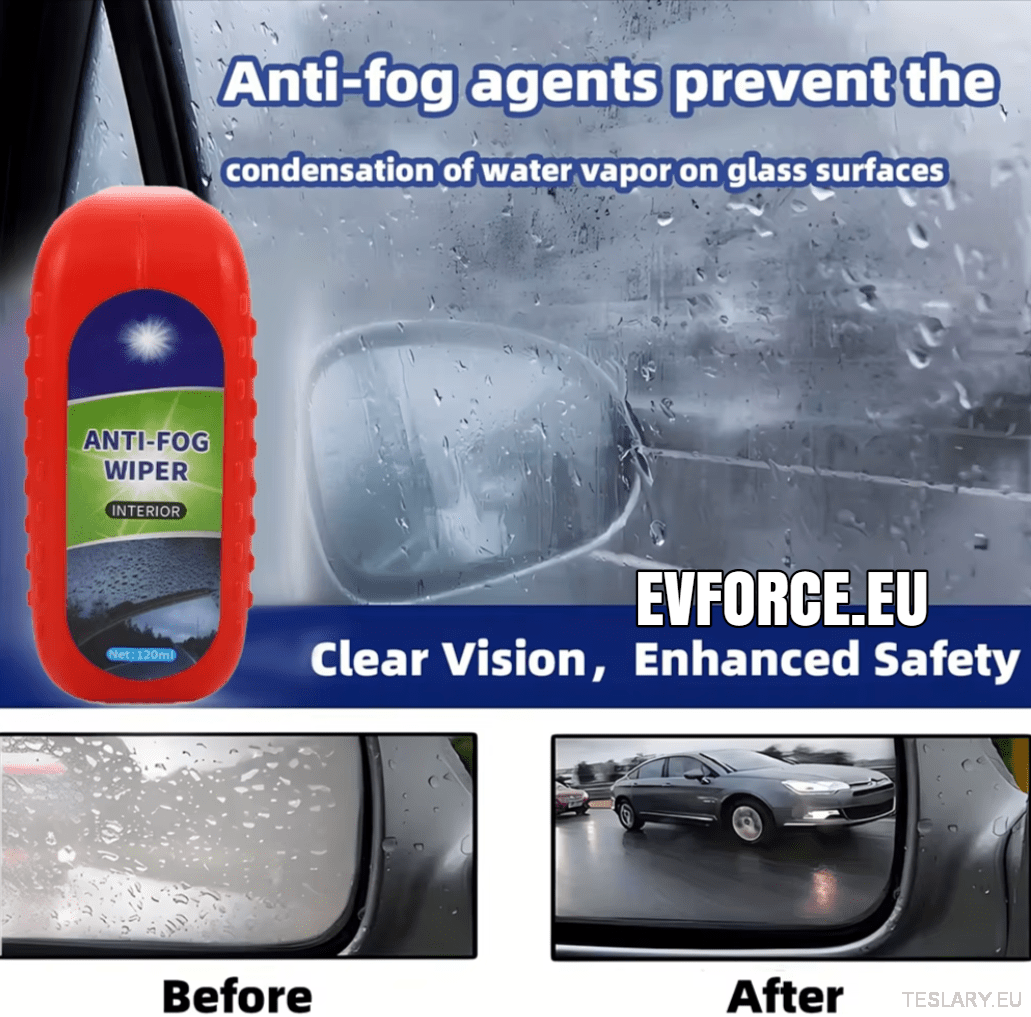 Anti Fogging Brush Windscreen Agent 120ml for Tesla , BYD , MG & Other EVs - TESLARY Tesla Shop Accessories Europe Nederlands Ireland Deutschland Espana Alicante France Italia