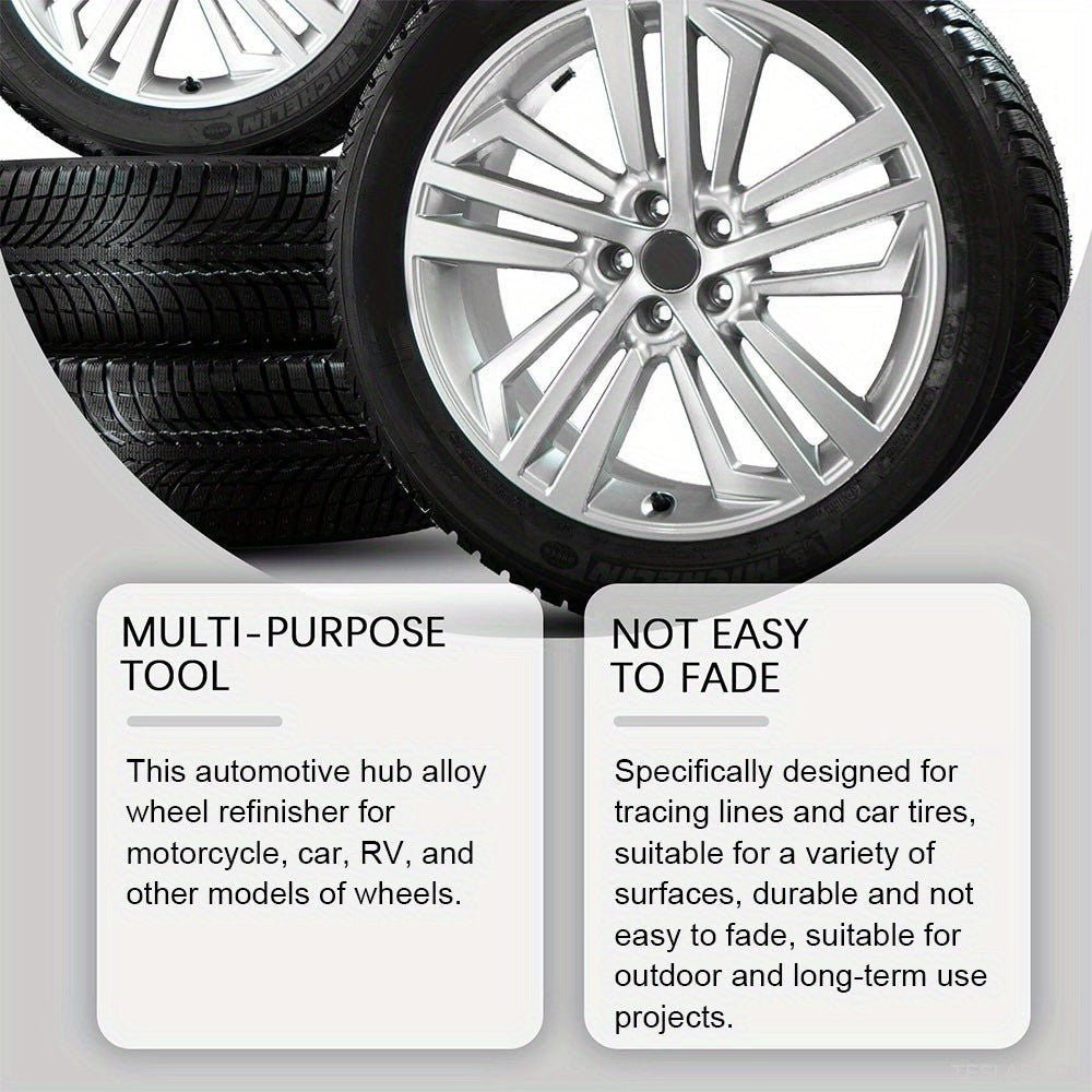Automotive Hub Wheel Refinisher, Alloy Wheel Scratch Repair Paste, Car Maintenance Polishing Cream for Rust & Scale Removal - TESLARY Tesla Shop Accessories Europe Nederlands Ireland Deutschland Espana Alicante France Italia