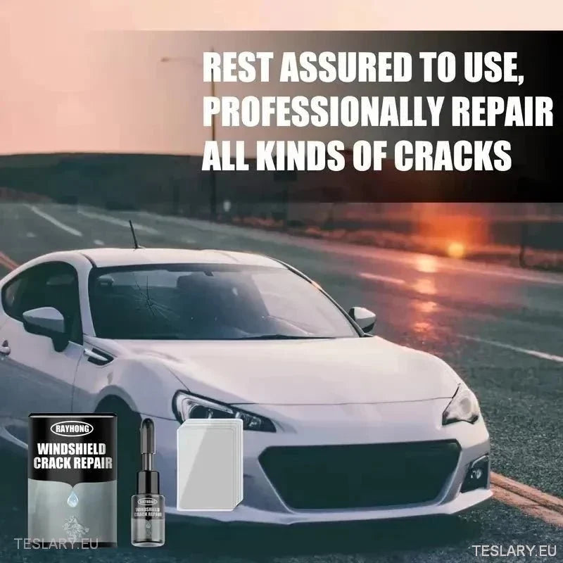 Automotive Windscreen Glass Crack Repair Kit 20ml - TESLARY Tesla Shop Accessories Europe Nederlands Ireland Deutschland Espana Alicante France Italia