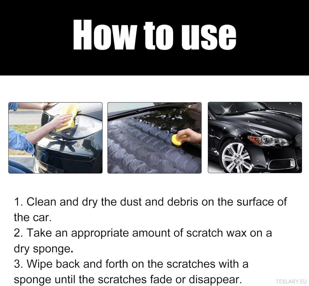 Car Scratch Repair Agent 120ml with UV Protection - TESLARY Tesla Shop Accessories Europe Nederlands Ireland Deutschland Espana Alicante France Italia