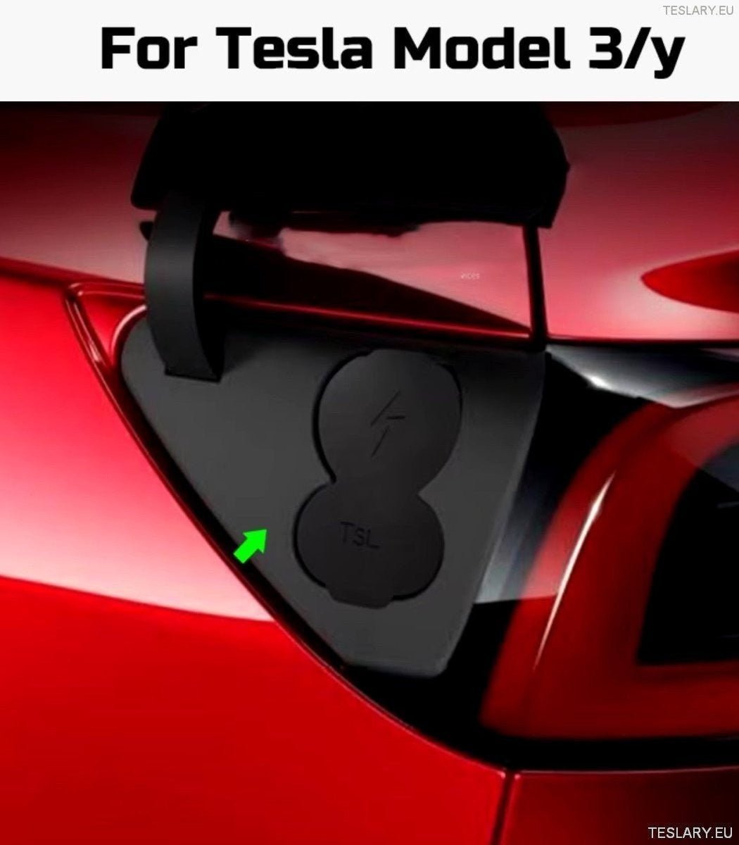 CCS Charge Port Weatherproof Cover for Tesla Model 3 / Y - TESLARY Tesla Shop Accessories Europe Nederlands Ireland Deutschland Espana Alicante France Italia