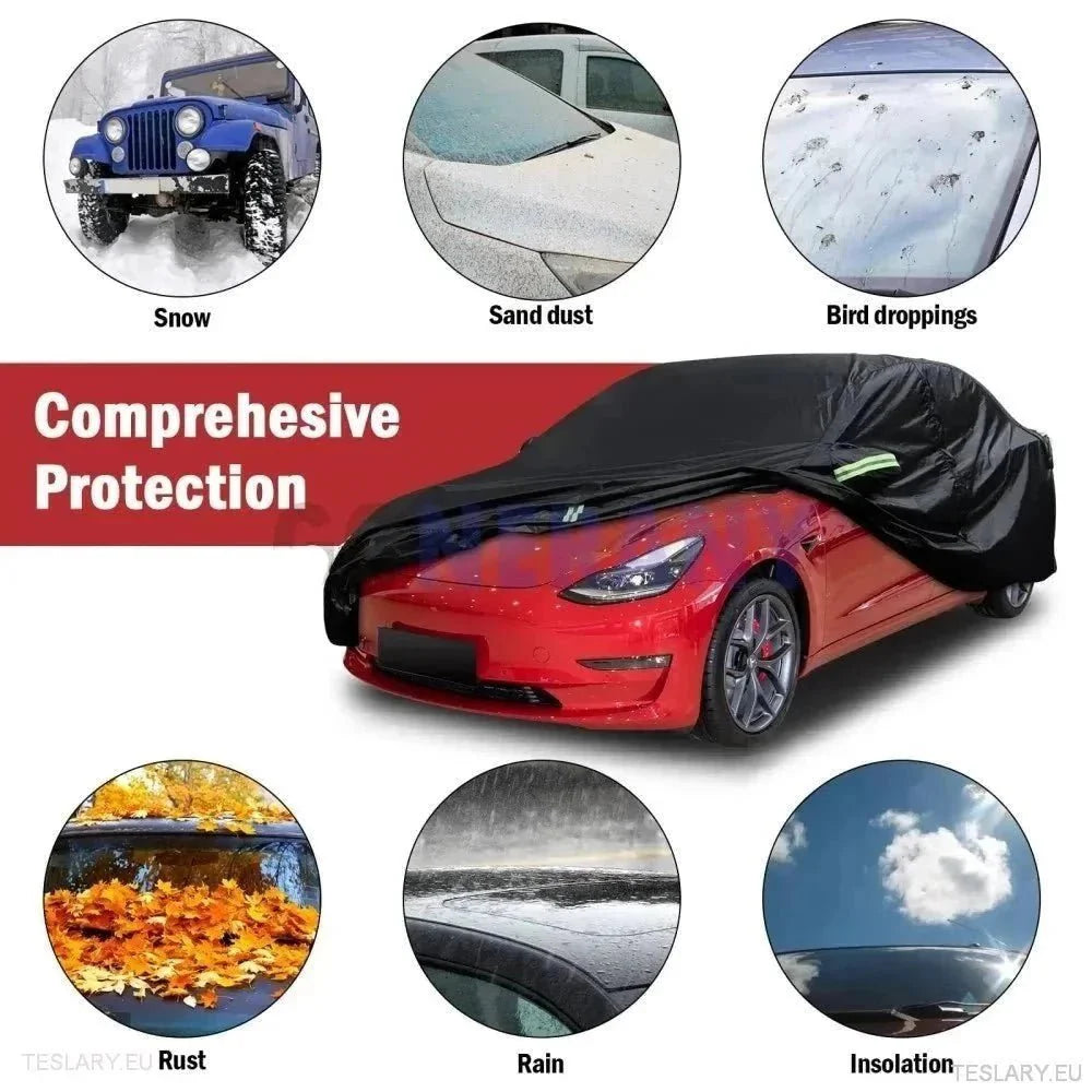 Custom Tesla Weather Full Exterior Covers for Tesla 3 & Y - TESLARY Tesla Shop Accessories Europe Nederlands Ireland Deutschland Espana Alicante France Italia
