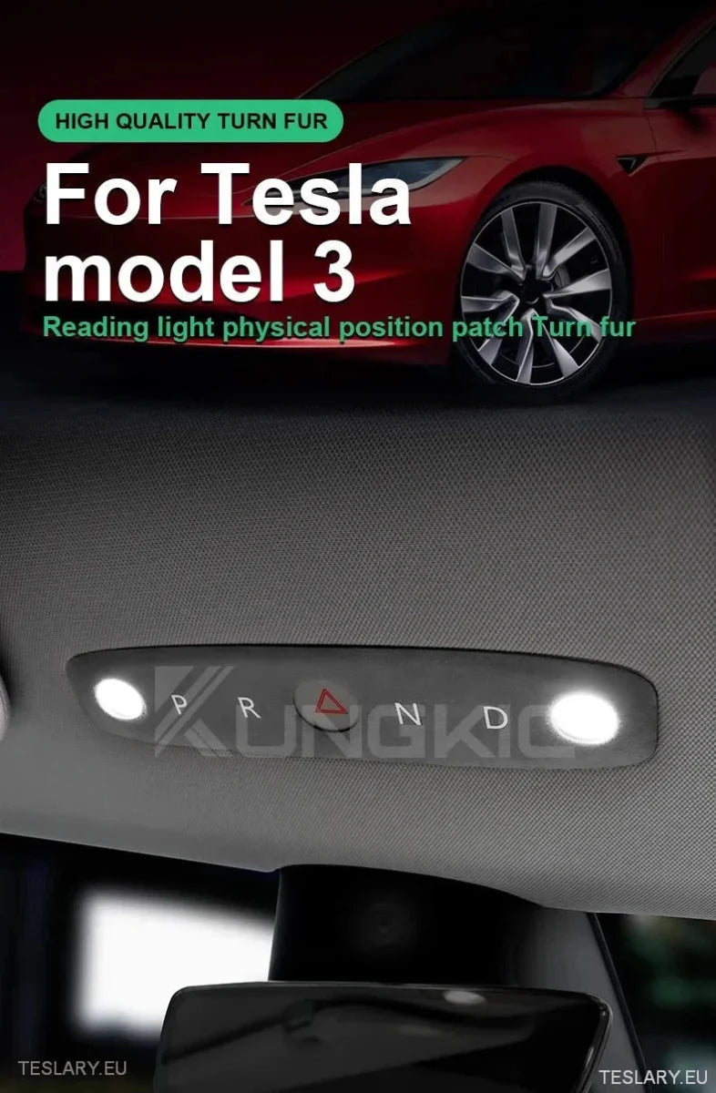 Dome / Map Light Cover for Tesla 3 Highland - TESLARY Tesla Shop Accessories Europe Nederlands Ireland Deutschland Espana Alicante France Italia