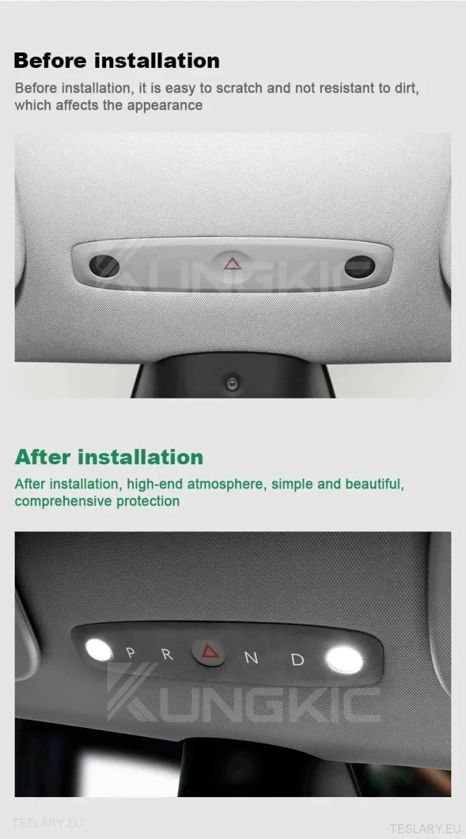 Dome / Map Light Cover for Tesla 3 Highland - TESLARY Tesla Shop Accessories Europe Nederlands Ireland Deutschland Espana Alicante France Italia