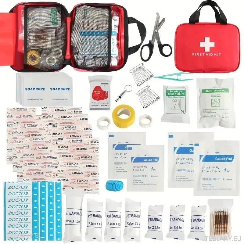 Emergency First Aid Kit (LARGE) - TESLARY Tesla Shop Accessories Europe Nederlands Ireland Deutschland Espana Alicante France Italia