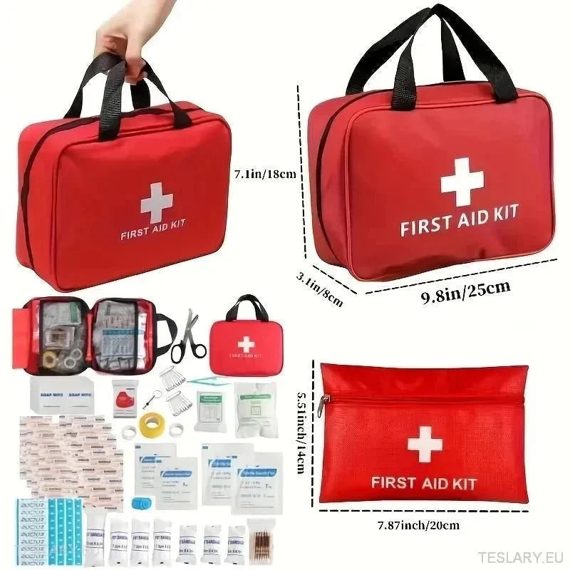 Emergency First Aid Kit (LARGE) - TESLARY Tesla Shop Accessories Europe Nederlands Ireland Deutschland Espana Alicante France Italia