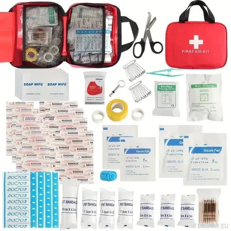 Emergency First Aid Kit (LARGE) - TESLARY Tesla Shop Accessories Europe Nederlands Ireland Deutschland Espana Alicante France Italia