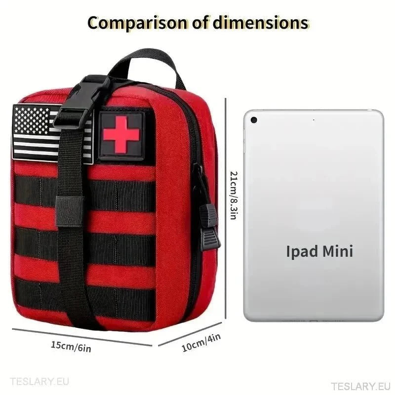 Emergency Medical First Aid Pouch ( Empty ) - TESLARY Tesla Shop Accessories Europe Nederlands Ireland Deutschland Espana Alicante France Italia