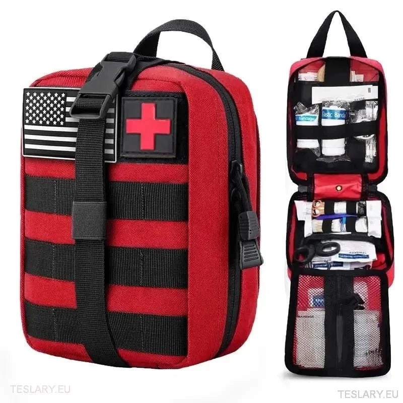 Emergency Medical First Aid Pouch ( Empty ) - TESLARY Tesla Shop Accessories Europe Nederlands Ireland Deutschland Espana Alicante France Italia