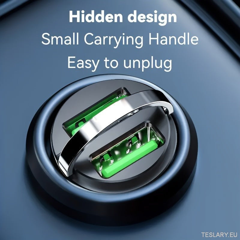 Mini USB Fast Charger Multi Port Adapter Suitable for Tesla , BYD & Other EVs
