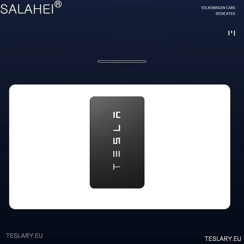 Metal Leather Key Case Cover for Tesla 3/Y RFID Key with Logo - TESLARY Tesla Shop Accessories Europe Nederlands Ireland Deutschland Espana Alicante France Italia