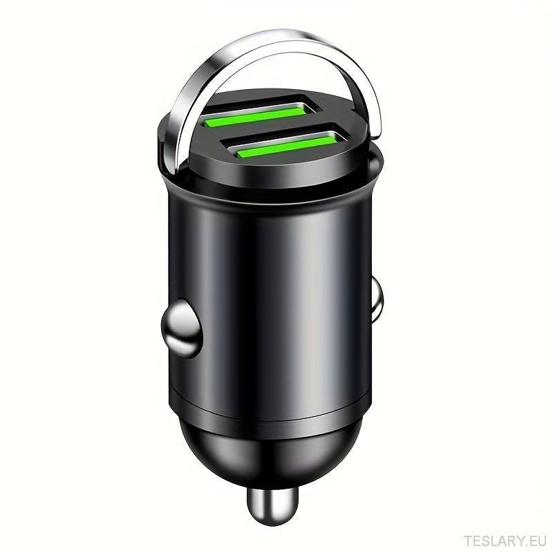 New Car - mounted Loop Mini Mobile Phone Car Charger PD + USB Fast Charging Hidden Flash Charge for Car Appliances - TESLARY Tesla Shop Accessories Europe Nederlands Ireland Deutschland Espana Alicante France Italia