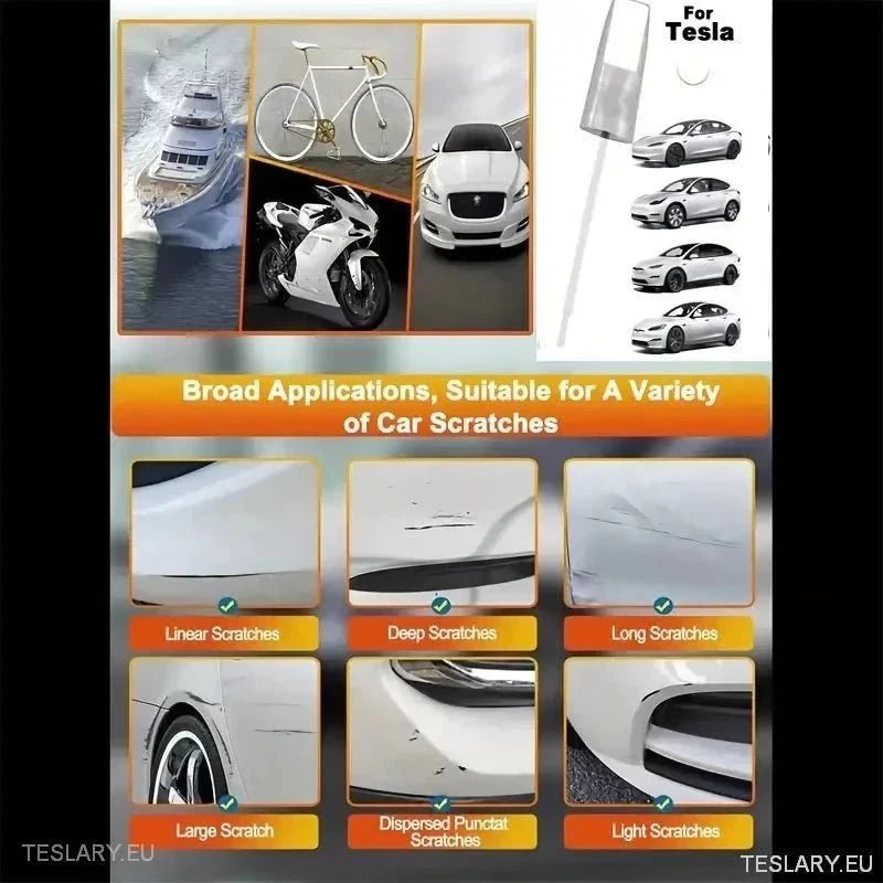 Paint Touch Up Pens in Tesla Colours 12ml - TESLARY Tesla Shop Accessories Europe Nederlands Ireland Deutschland Espana Alicante France Italia