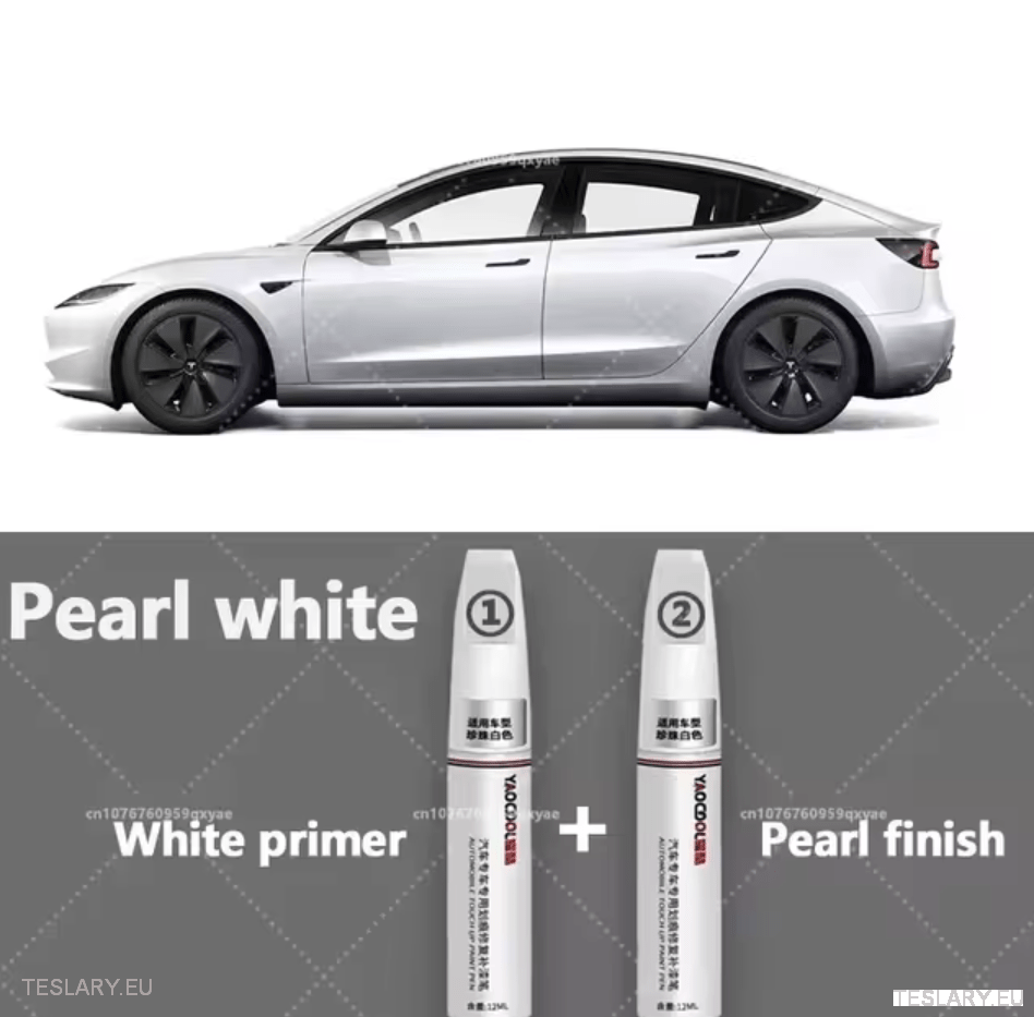 Paint Touch Up Pens in Tesla Colours 12ml - TESLARY Tesla Shop Accessories Europe Nederlands Ireland Deutschland Espana Alicante France Italia