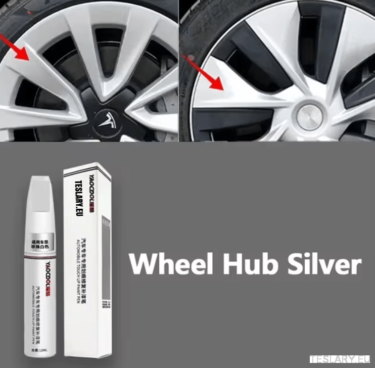 Paint Touch Up Pens in Tesla Colours 12ml - TESLARY Tesla Shop Accessories Europe Nederlands Ireland Deutschland Espana Alicante France Italia