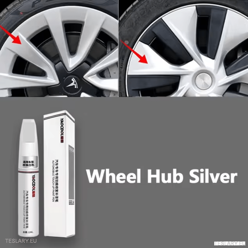 Paint Touch Up Pens in Tesla Colours 12ml - TESLARY Tesla Shop Accessories Europe Nederlands Ireland Deutschland Espana Alicante France Italia