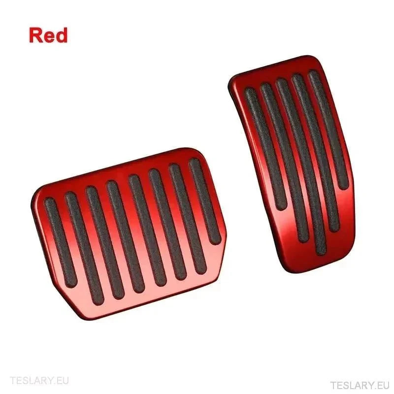 Performance Upgrade Tesla 3 / Y Non Slip Aluminium Foot Pedals - TESLARY Tesla Shop Accessories Europe Nederlands Ireland Deutschland Espana Alicante France Italia