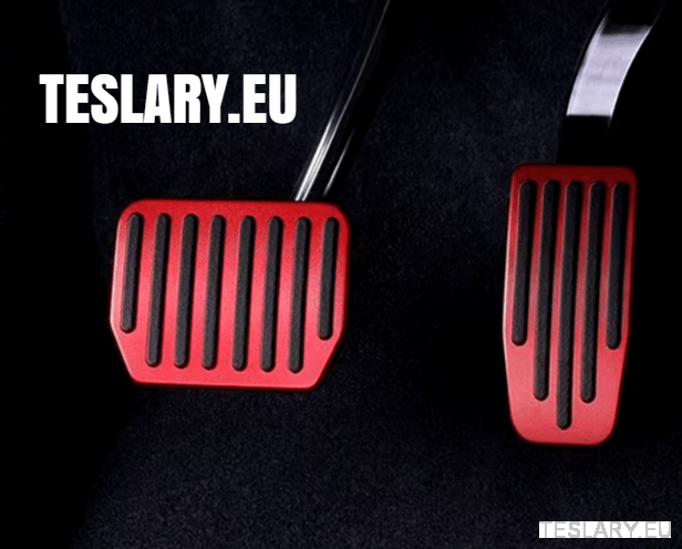 Performance Upgrade Tesla 3 / Y Non Slip Aluminium Foot Pedals - TESLARY Tesla Shop Accessories Europe Nederlands Ireland Deutschland Espana Alicante France Italia