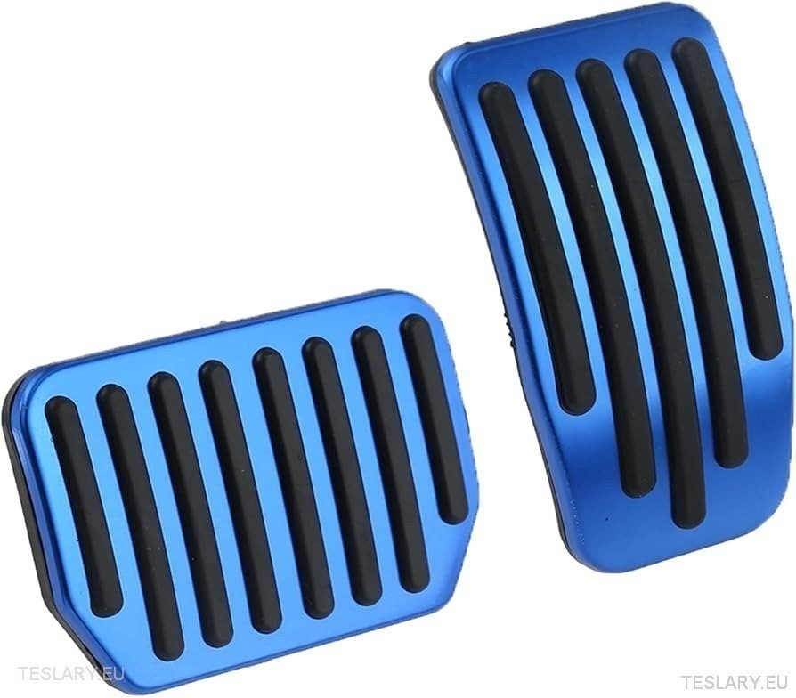 Performance Upgrade Tesla 3 / Y Non Slip Aluminium Foot Pedals - TESLARY Tesla Shop Accessories Europe Nederlands Ireland Deutschland Espana Alicante France Italia