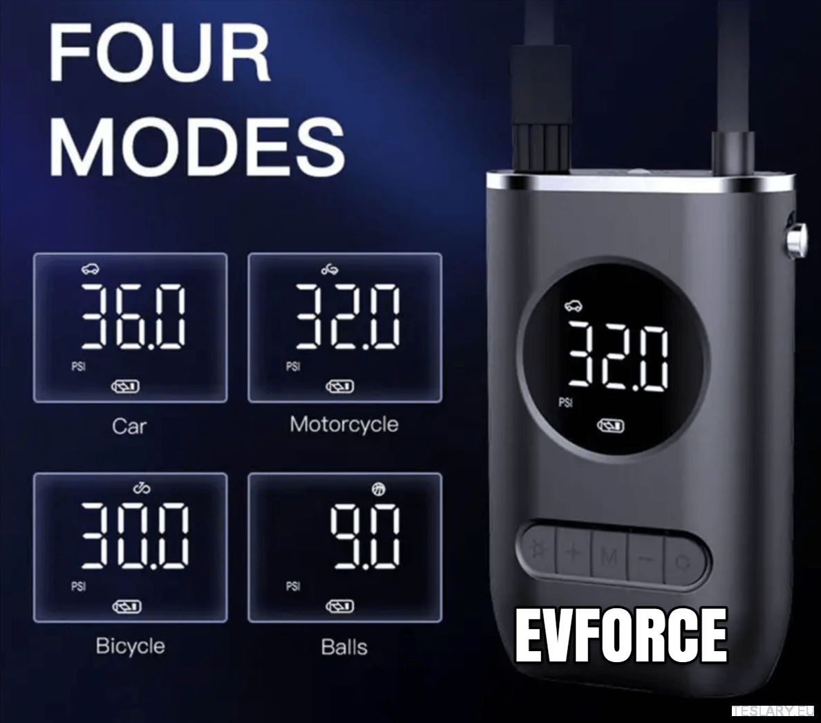 Portable Battery Powered Tyre Compressor for Tesla , BYD , MG & Other EVs - TESLARY Tesla Shop Accessories Europe Nederlands Ireland Deutschland Espana Alicante France Italia
