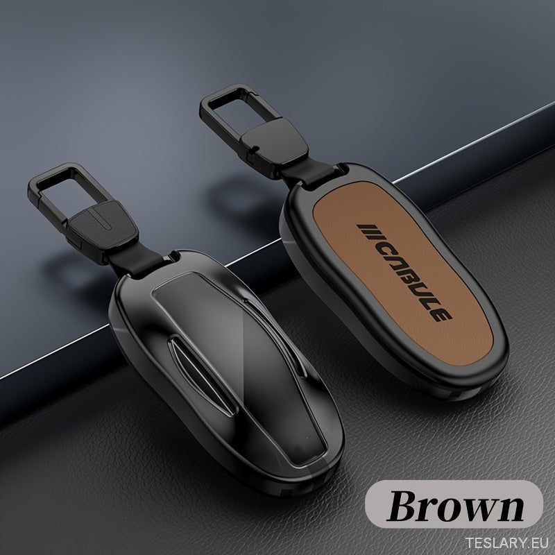 Premium Alloy Tesla Key Case Protection Black - TESLARY Tesla Shop Accessories Europe Nederlands Ireland Deutschland Espana Alicante France Italia