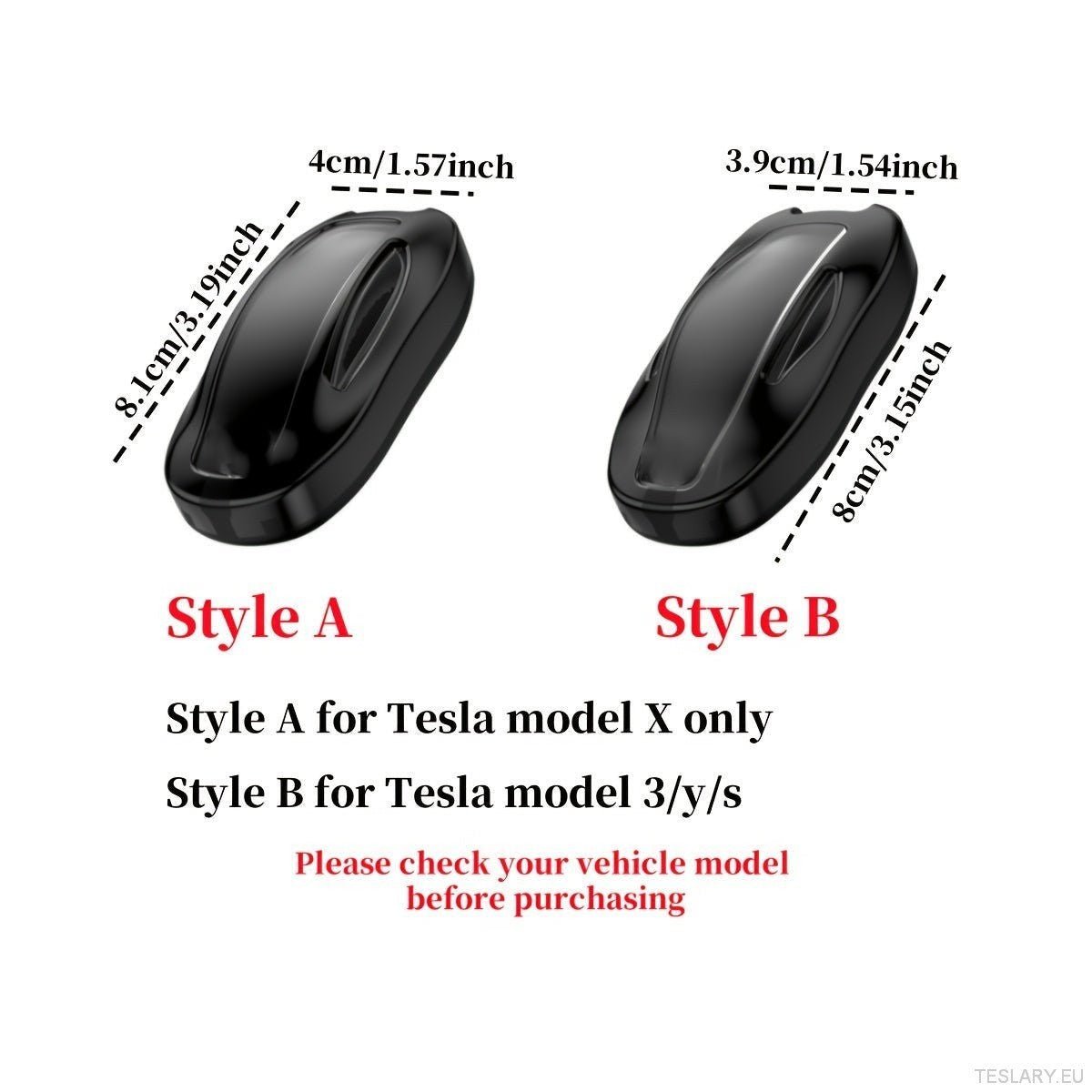 Premium Alloy Tesla Key Case Protection Black - TESLARY Tesla Shop Accessories Europe Nederlands Ireland Deutschland Espana Alicante France Italia