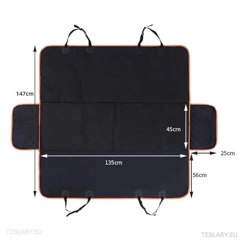 Premium Dog Car Seat Cover for Back Seat Suitable for Tesla 3 , Y & S - TESLARY Tesla Shop Accessories Europe Nederlands Ireland Deutschland Espana Alicante France Italia
