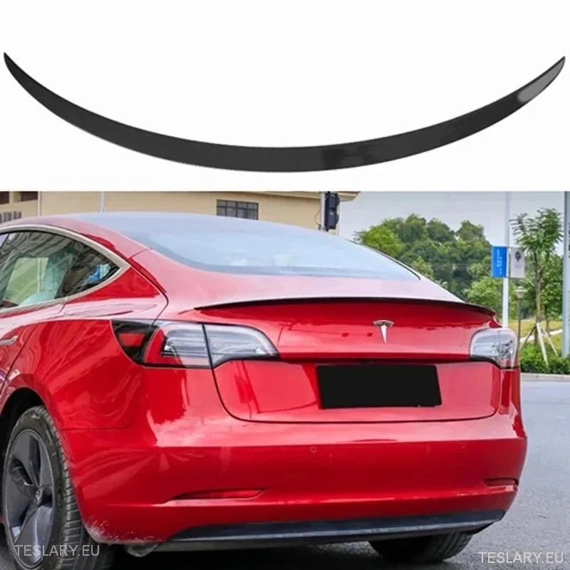 Rear Trunk Spoiler for Tesla Model 3 2019 - 2023 - TESLARY Tesla Shop Accessories Europe Nederlands Ireland Deutschland Espana Alicante France Italia