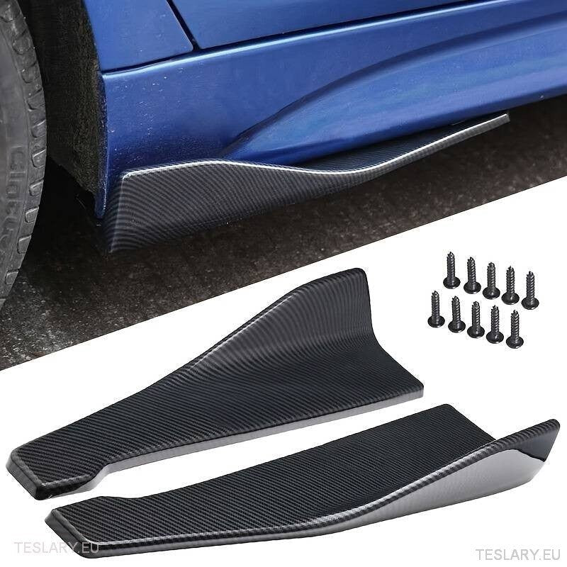 Side Skirt Carbon Fiber Body Trim ( Universal ) - TESLARY Tesla Shop Accessories Europe Nederlands Ireland Deutschland Espana Alicante France Italia