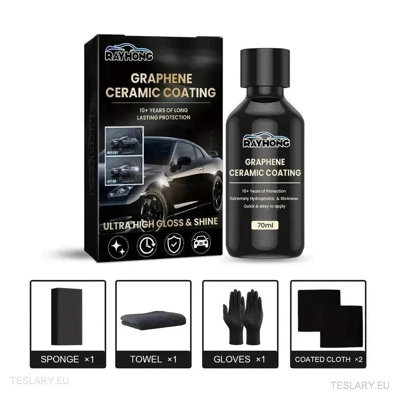 Specialist Graphene Ceramic Coating for your Tesla - TESLARY Tesla Shop Accessories Europe Nederlands Ireland Deutschland Espana Alicante France Italia