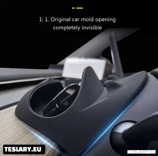 Steering Wheel Front Storage + Phone Holder for Tesla Model 3 / Y
