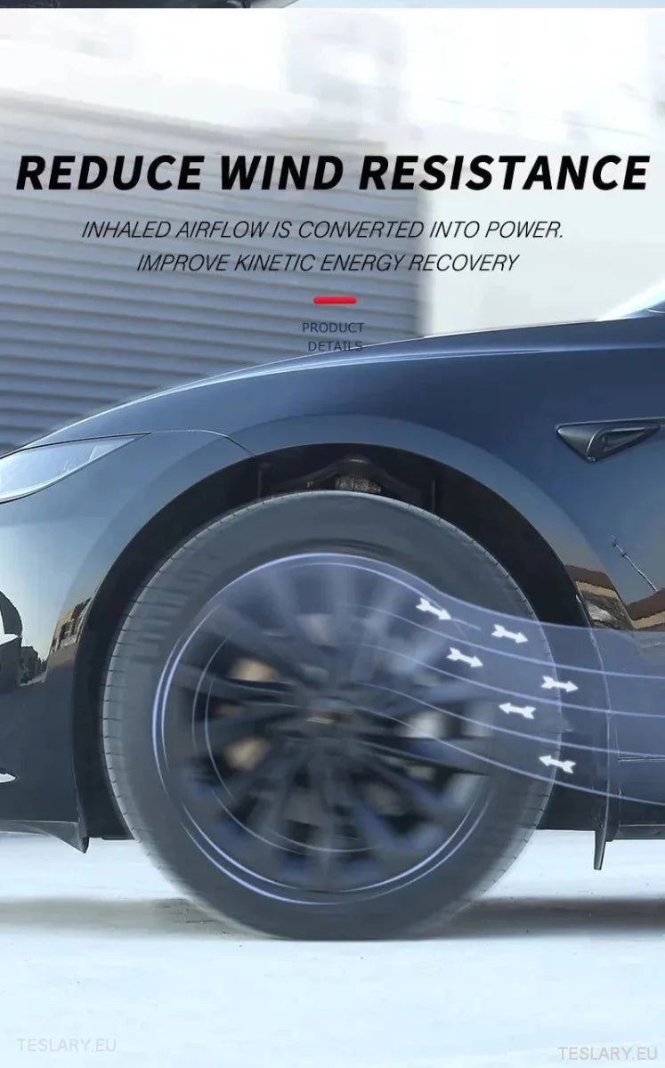 Tesla 3 Highland 18" Full Rim Silver Sport Style Wheel Covers - TESLARY Tesla Shop Accessories Europe Nederlands Ireland Deutschland Espana Alicante France Italia