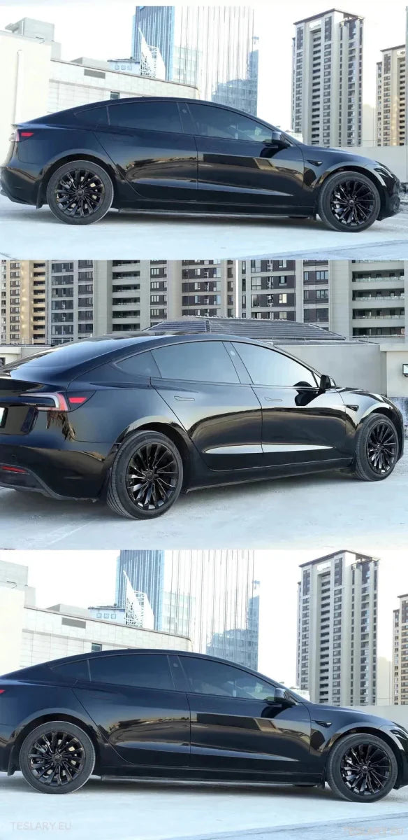 Tesla 3 Highland 18" Full Rim Silver Sport Style Wheel Covers - TESLARY Tesla Shop Accessories Europe Nederlands Ireland Deutschland Espana Alicante France Italia