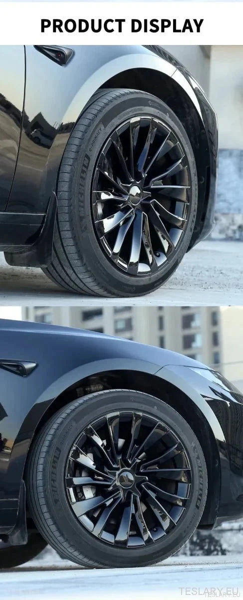 Tesla 3 Highland 18" Full Rim Silver Sport Style Wheel Covers - TESLARY Tesla Shop Accessories Europe Nederlands Ireland Deutschland Espana Alicante France Italia