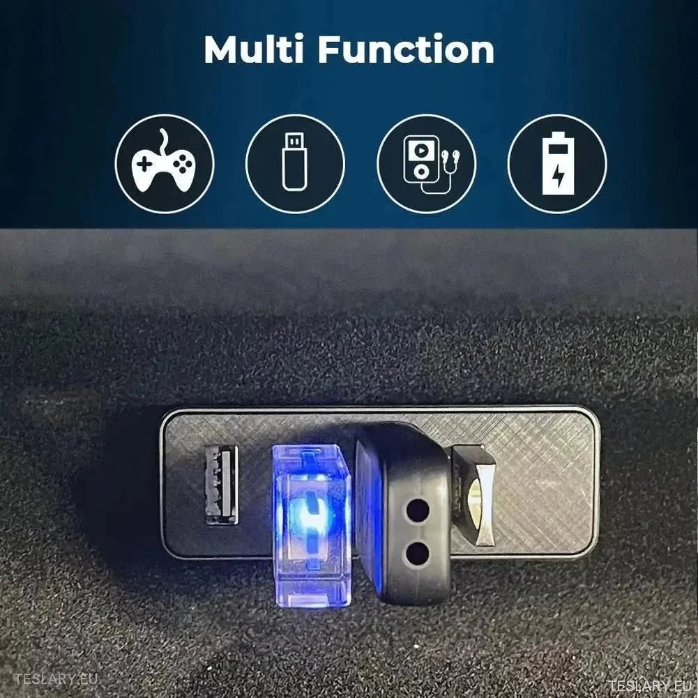 Tesla 3 Highland Glove Box Docking Station 4 Ports - TESLARY Tesla Shop Accessories Europe Nederlands Ireland Deutschland Espana Alicante France Italia