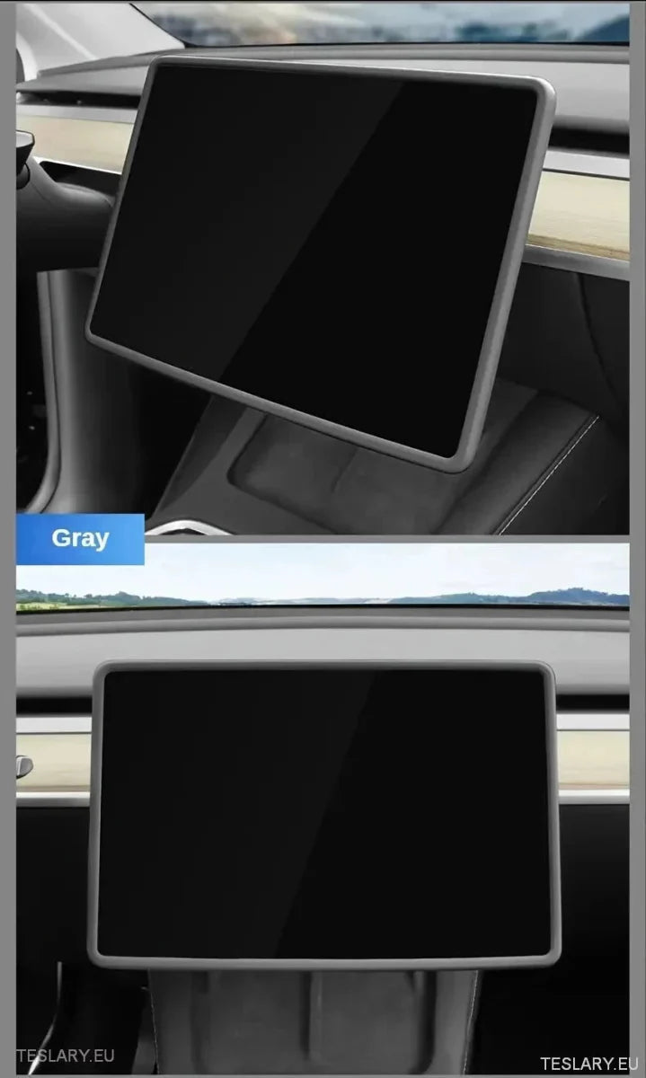 Tesla 3/Y Central Screen Silicon Edge Protector - TESLARY Tesla Shop Accessories Europe Nederlands Ireland Deutschland Espana Alicante France Italia